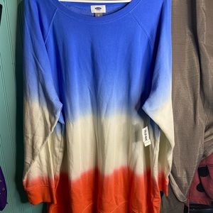 Ombré women’s plus size sweatshirt